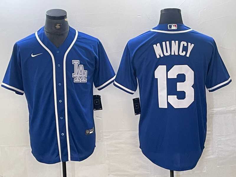 Men's Los Angeles Dodgers #13 Max Muncy Blue Cool Base Stitched Baseball Jersey,We sell and wholesale Men's Los Angeles Dodgers #13 Max Muncy Blue Cool Base Stitched Baseball Jersey on line form chian!